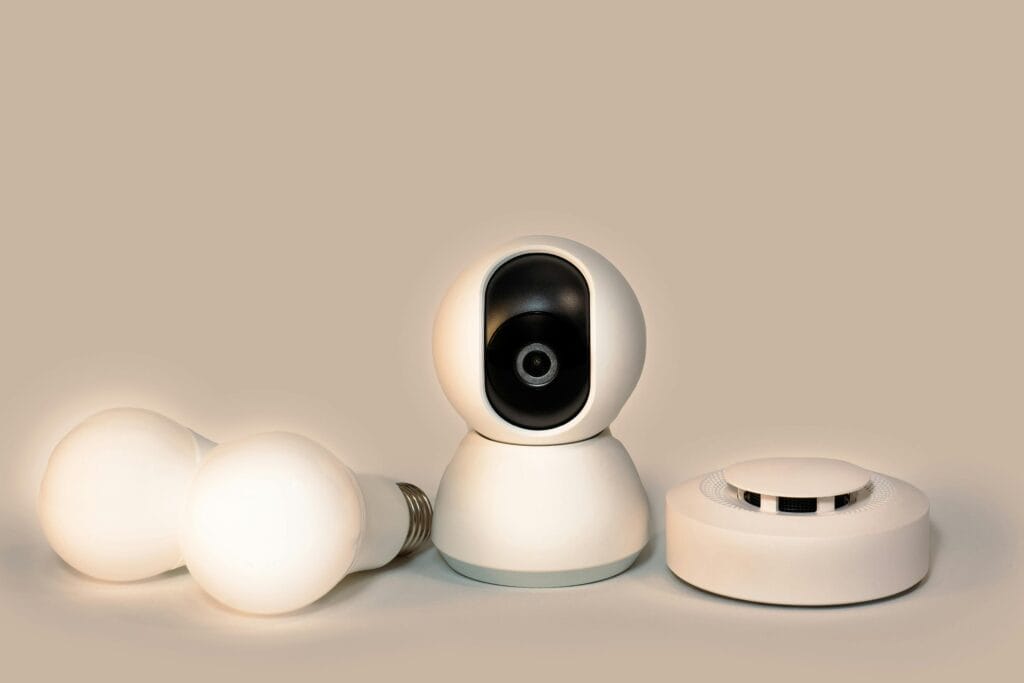 LED bulb, surveillance camera, and smoke detector