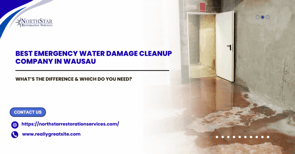 Best Emergency Water Damage Cleanup Company in Wausau