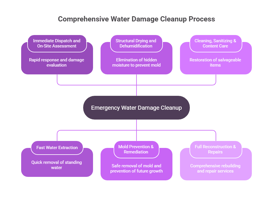 Emergency Water Damage Cleanup Services You Get in Wausau, Wisconsin