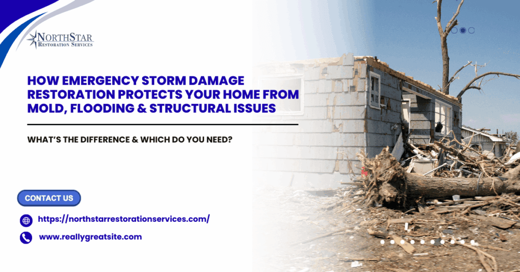How Emergency Storm Damage Restoration Protects Your Home from Mold, Flooding & Structural Issues