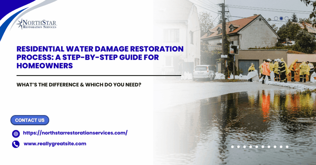 Residential Water Damage Restoration Process: A Step-by-Step Guide for Homeowners
