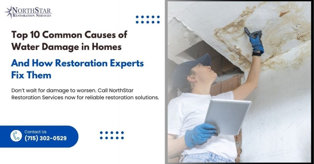 Top 10 Common Causes of Water Damage in Homes