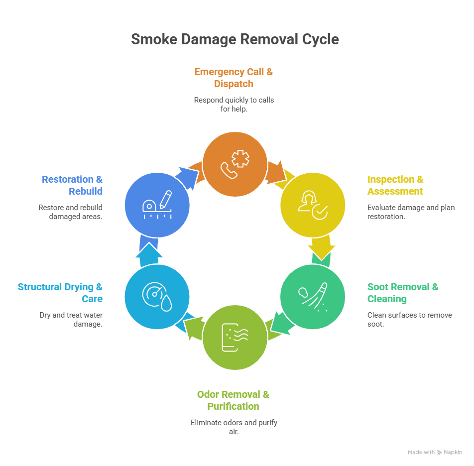 Step-by-Step Smoke Damage Removal Process
