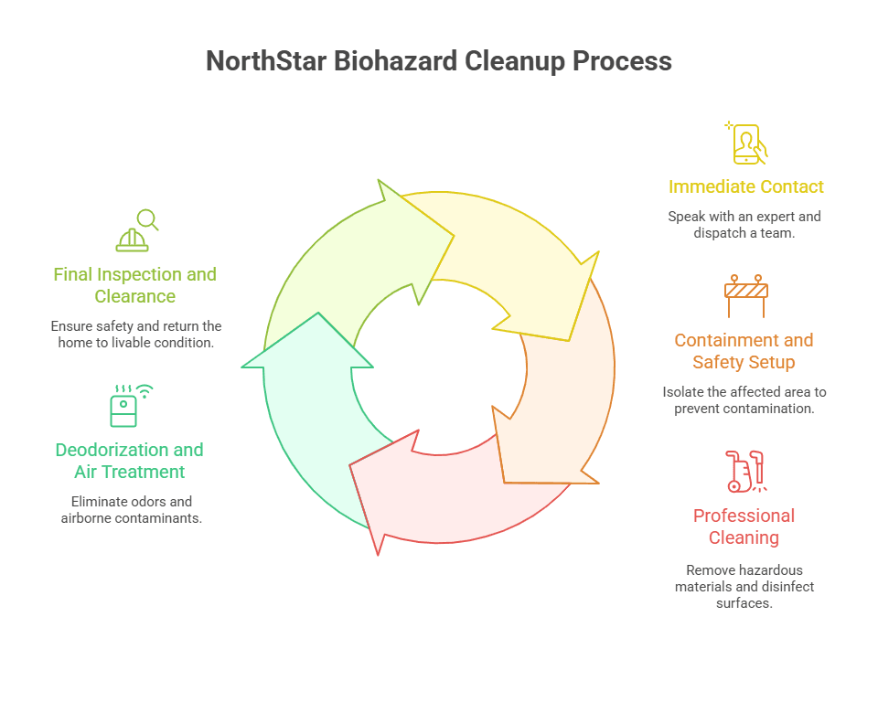 Our Proven Biohazard Cleanup Process