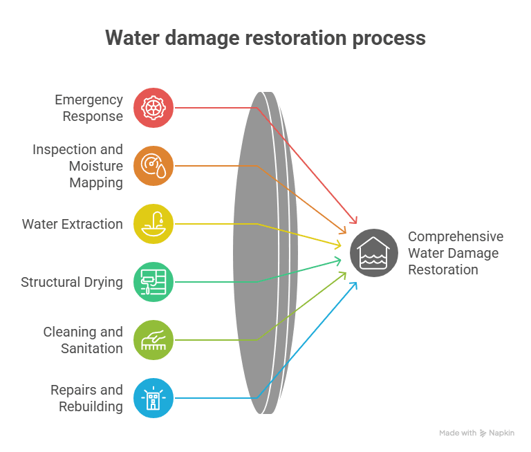 Full Restoration Process After Water Damage