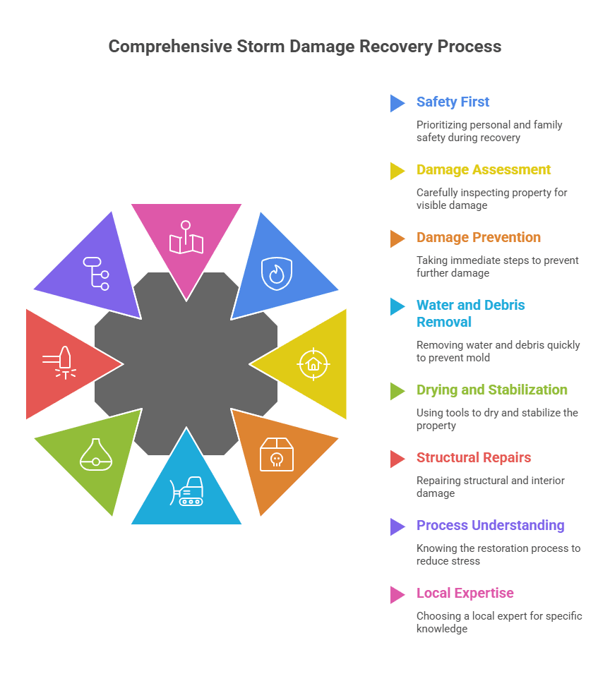 Complete Storm Damage Recovery Process in Central Wisconsin
