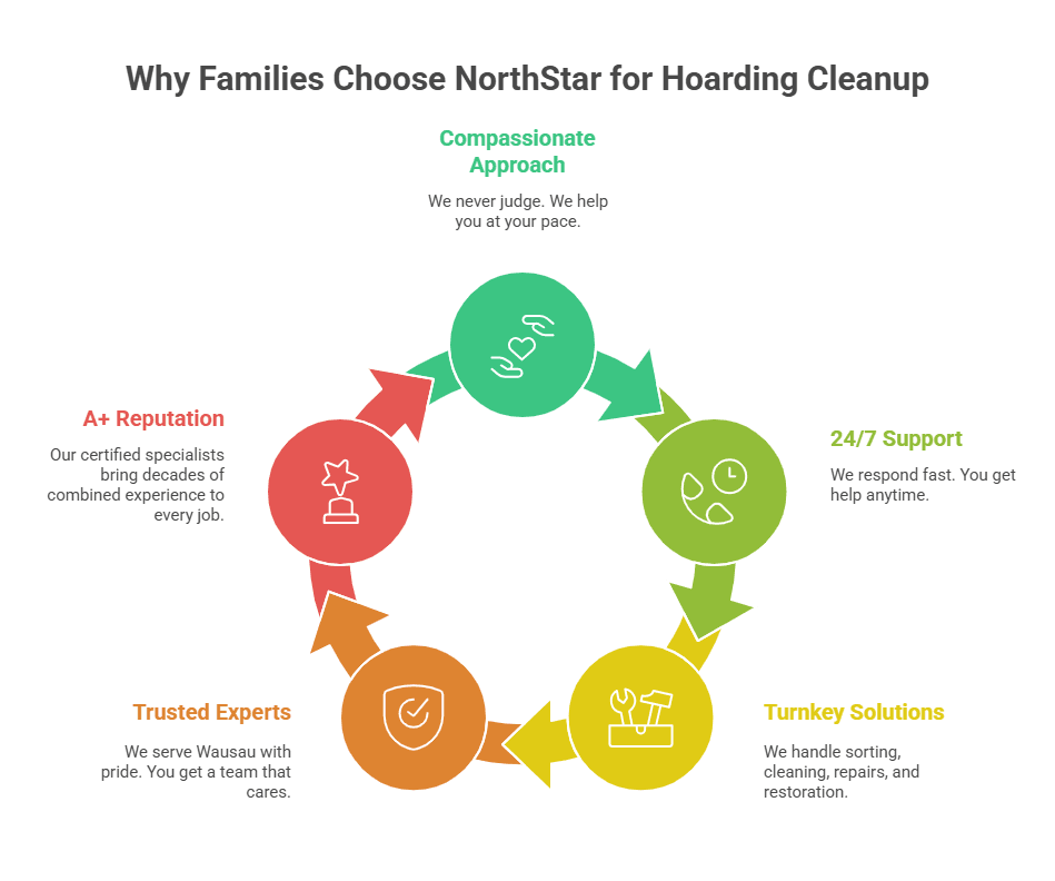 Why Families Choose NorthStar for Hoarding Cleanup