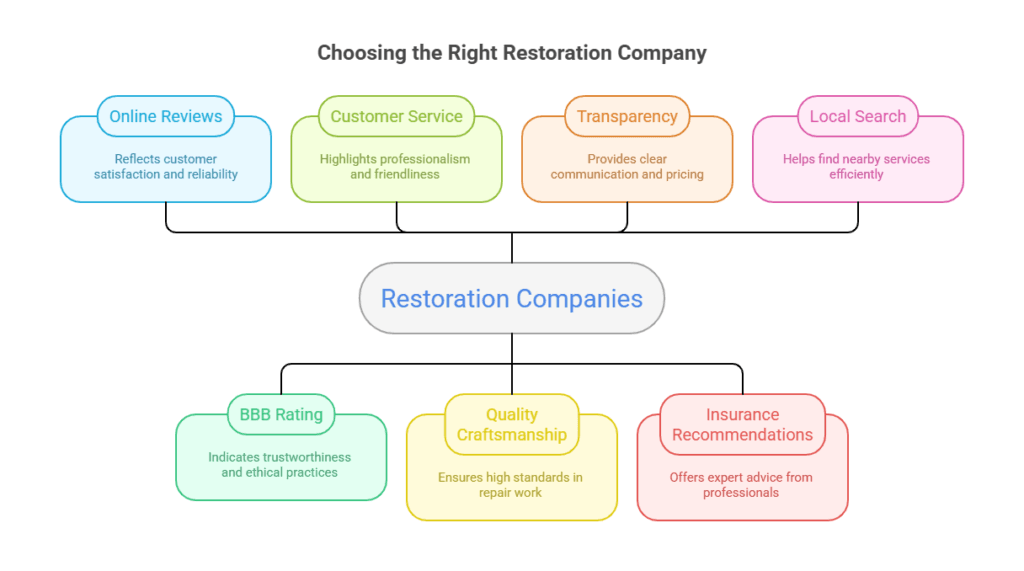 Finding Restoration Companies with the Best Reviews
