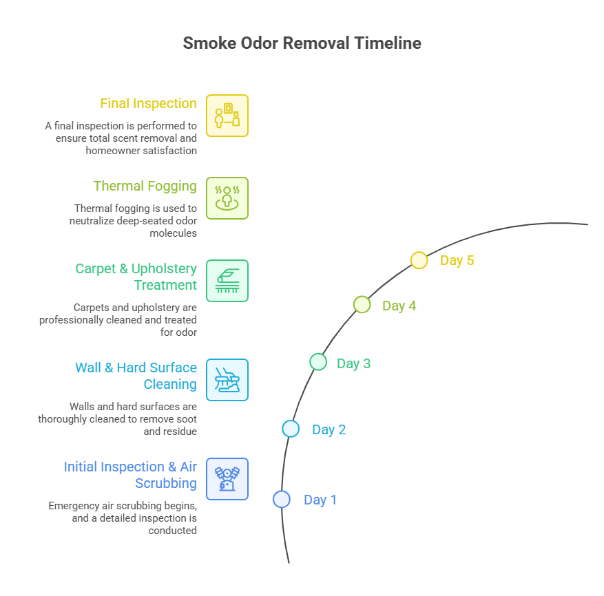 Smoke Odor Removal Timeline

