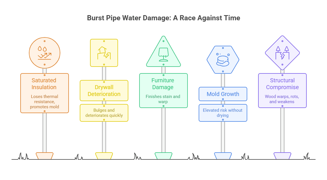 How Water Damage Spreads and Why Fast Response Matters