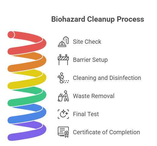Biohazard Cleanup Process
