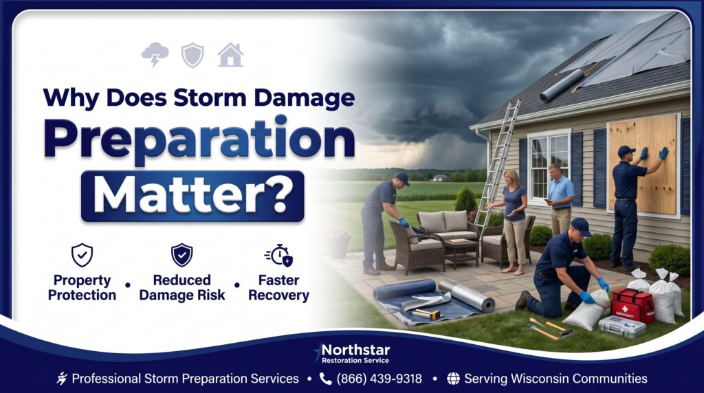 storm damage preparation