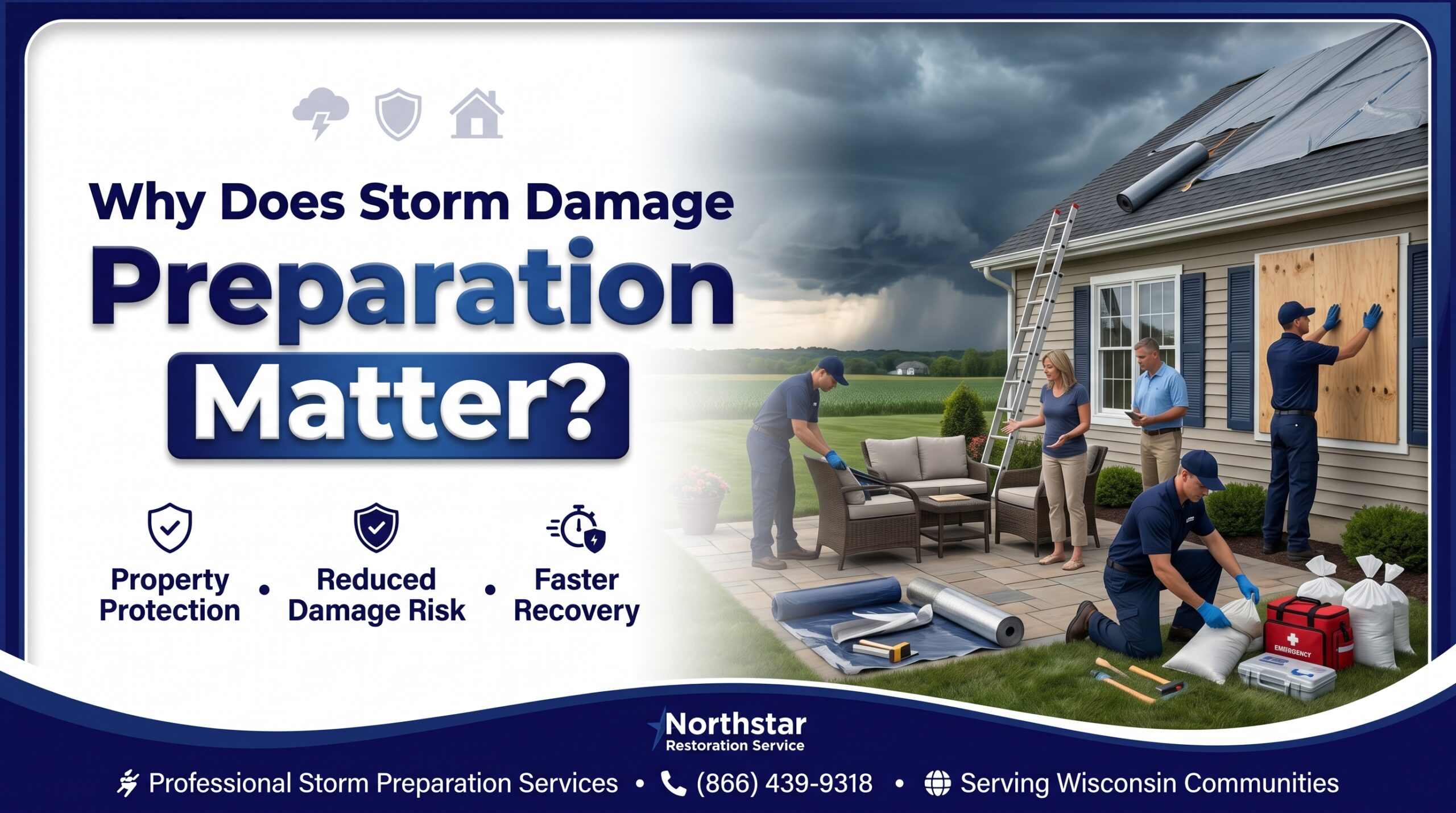 storm damage preparation