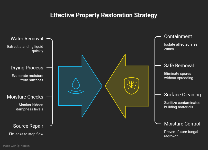 water damage vs mold
