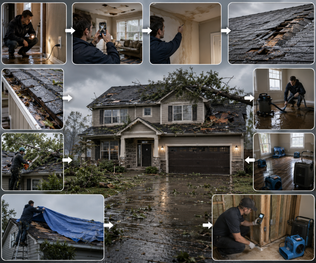 storm damage repairs