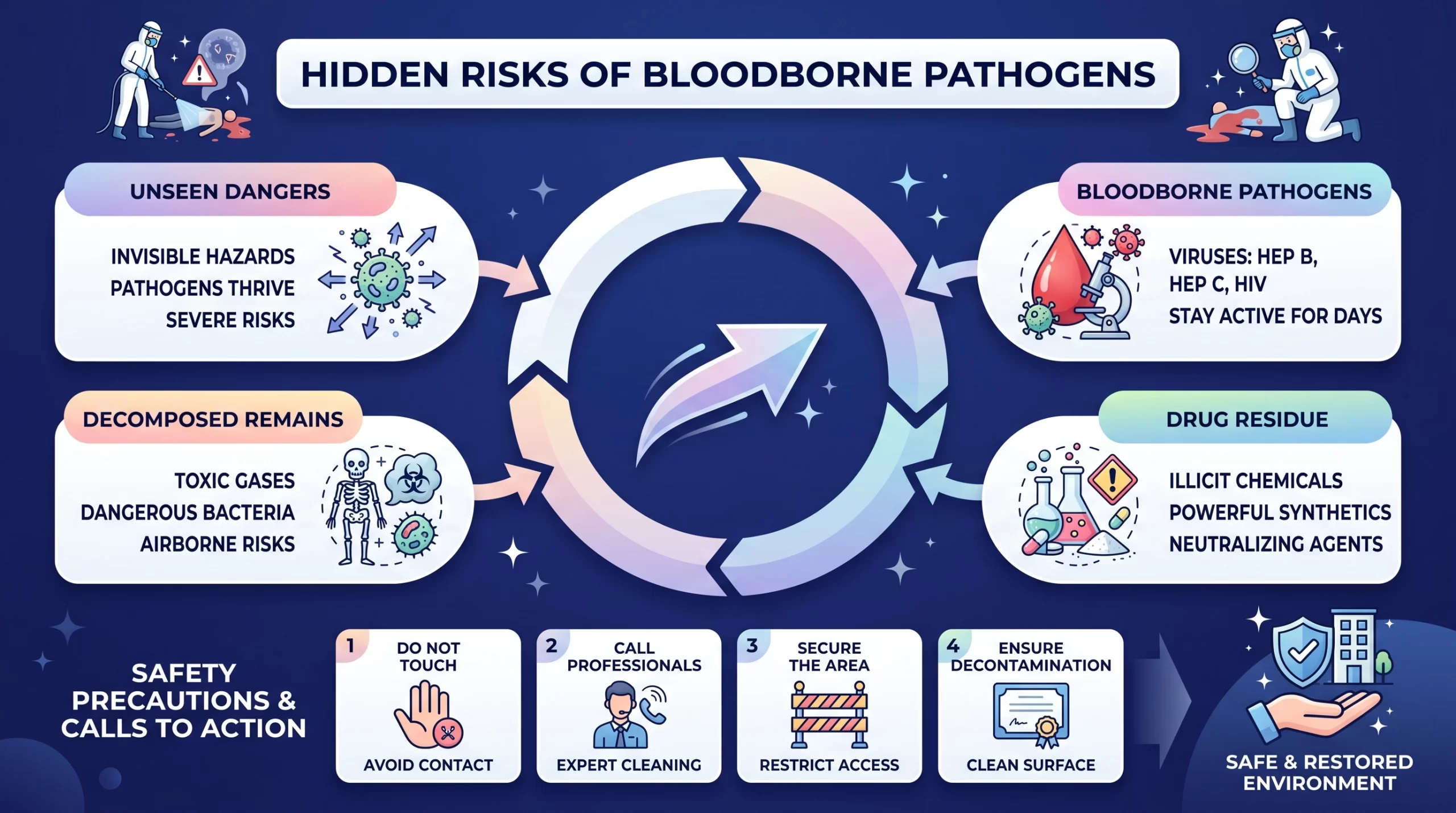 Hidden risk of bloodline pathogen