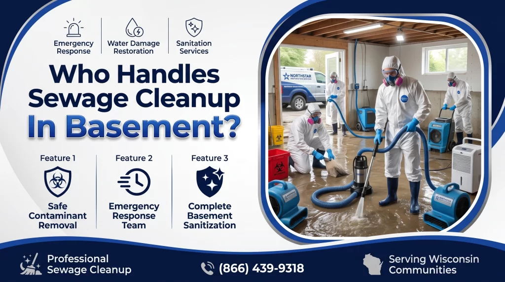 Who Handles Sewage Cleanup In Basement